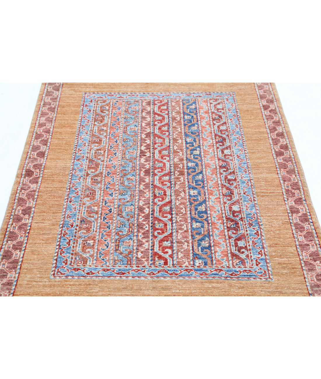 Shaal 3'4'' X 4'9'' Hand-Knotted Wool Rug 3'4'' x 4'9'' (100 X 143) / Multi / Multi