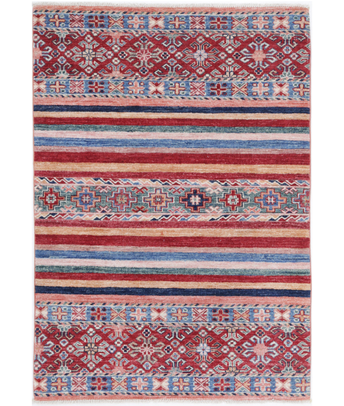 Khurjeen 2'9'' X 4'1'' Hand-Knotted Wool Rug 2'9'' x 4'1'' (83 X 123) / Multi / Multi