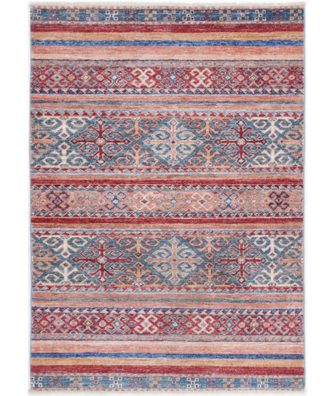 Khurjeen 2'9'' X 3'10'' Hand-Knotted Wool Rug 2'9'' x 3'10'' (83 X 115) / Multi / Multi