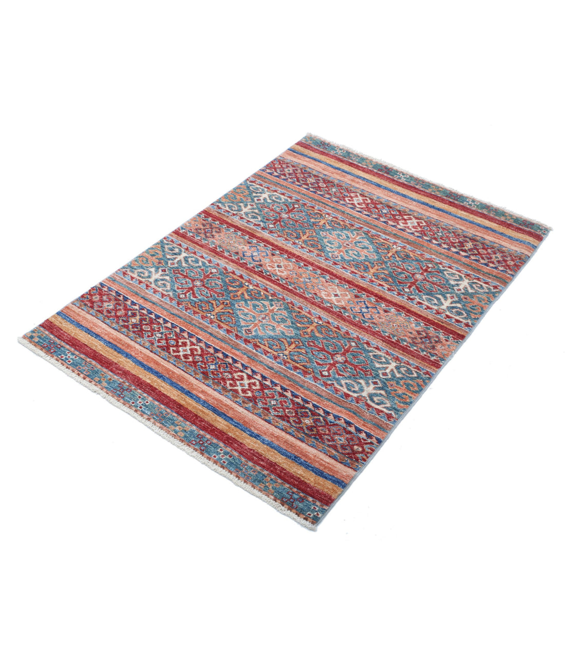 Khurjeen 2'8'' X 3'9'' Hand-Knotted Wool Rug 2'8'' x 3'9'' (80 X 113) / Multi / Multi