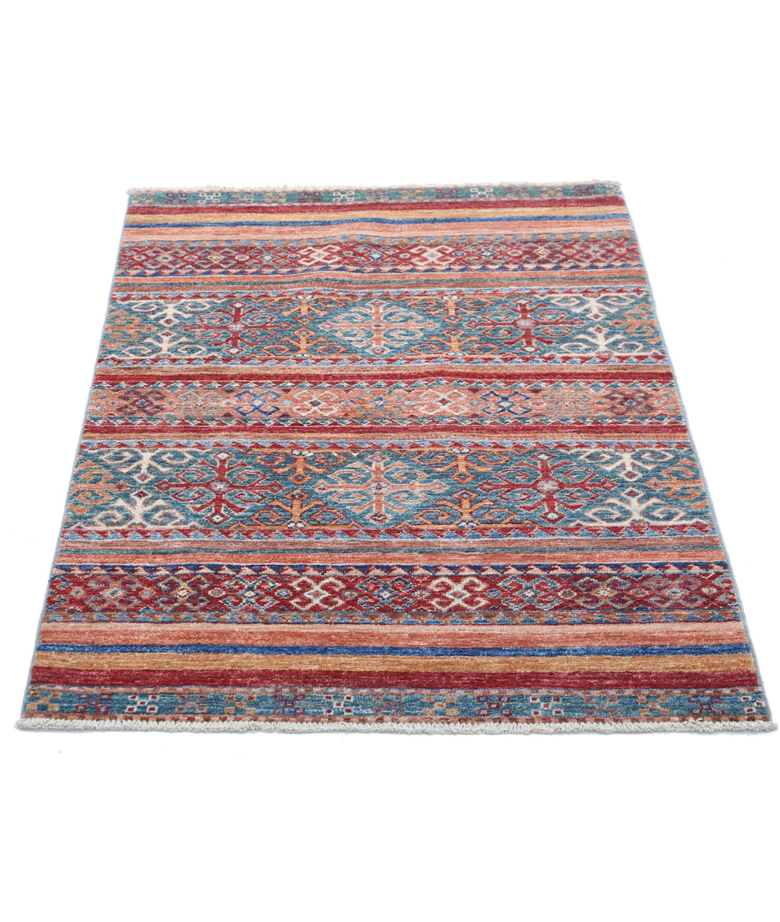 Khurjeen 2'8'' X 3'9'' Hand-Knotted Wool Rug 2'8'' x 3'9'' (80 X 113) / Multi / Multi