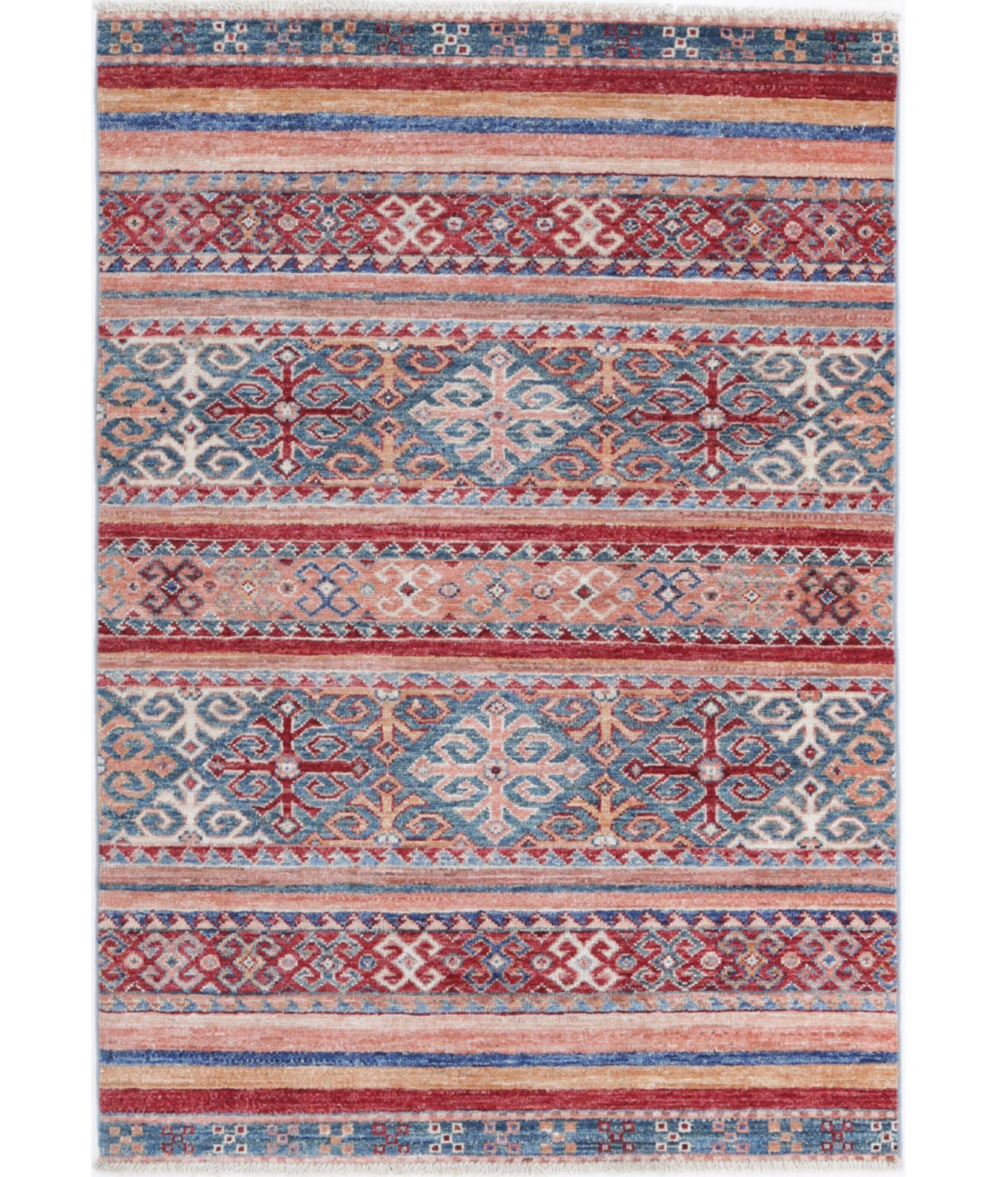 Khurjeen 2'8'' X 3'10'' Hand-Knotted Wool Rug 2'8'' x 3'10'' (80 X 115) / Multi / Multi