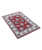 Ziegler 2'9'' X 4'1'' Hand-Knotted Wool Rug 2'9'' x 4'1'' (83 X 123) / Red / Ivory