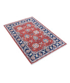 Ziegler 2'9'' X 4'2'' Hand-Knotted Wool Rug 2'9'' x 4'2'' (83 X 125) / Red / Blue