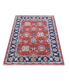 Ziegler 2'9'' X 4'2'' Hand-Knotted Wool Rug 2'9'' x 4'2'' (83 X 125) / Red / Blue