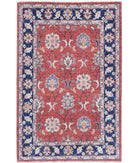 Ziegler 2'9'' X 4'2'' Hand-Knotted Wool Rug 2'9'' x 4'2'' (83 X 125) / Red / Blue