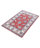 Ziegler 2'9'' X 4'3'' Hand-Knotted Wool Rug 2'9'' x 4'3'' (83 X 128) / Red / Ivory