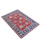 Ziegler 2'9'' X 4'3'' Hand-Knotted Wool Rug 2'9'' x 4'3'' (83 X 128) / Red / Ivory