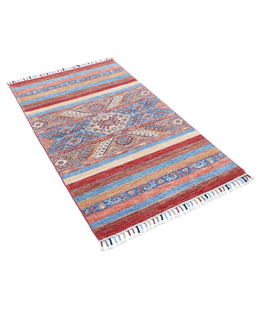 Khurjeen 2'11'' X 4'10'' Hand-Knotted Wool Rug 2'11'' x 4'10'' (88 X 145) / Multi / Multi