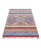 Khurjeen 2'11'' X 4'10'' Hand-Knotted Wool Rug 2'11'' x 4'10'' (88 X 145) / Multi / Multi