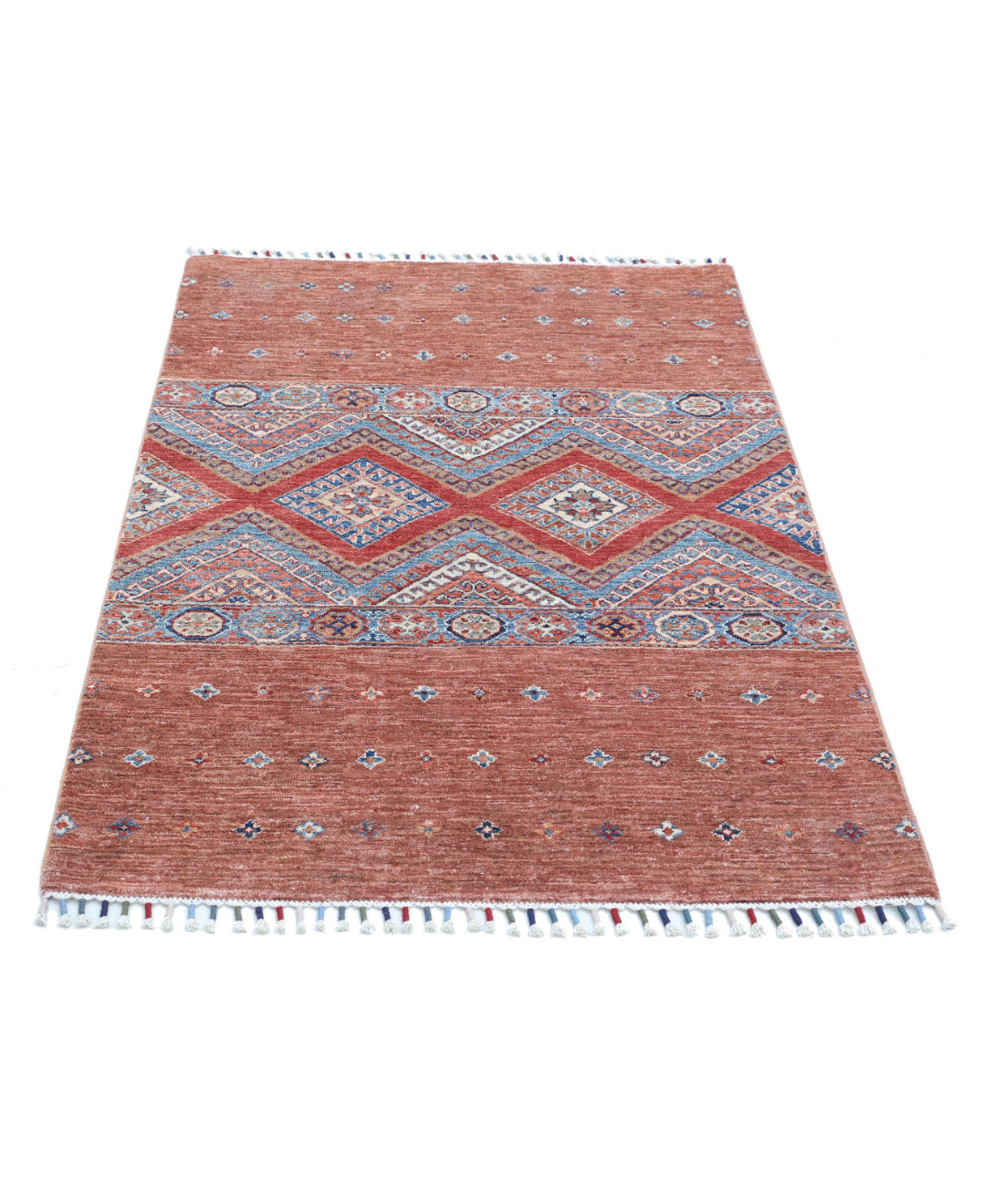 Khurjeen 3'3'' X 4'7'' Hand-Knotted Wool Rug 3'3'' x 4'7'' (98 X 138) / Multi / Multi