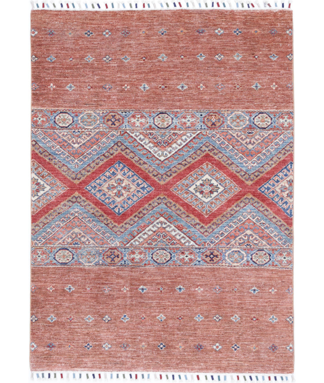 Khurjeen 3'3'' X 4'7'' Hand-Knotted Wool Rug 3'3'' x 4'7'' (98 X 138) / Multi / Multi