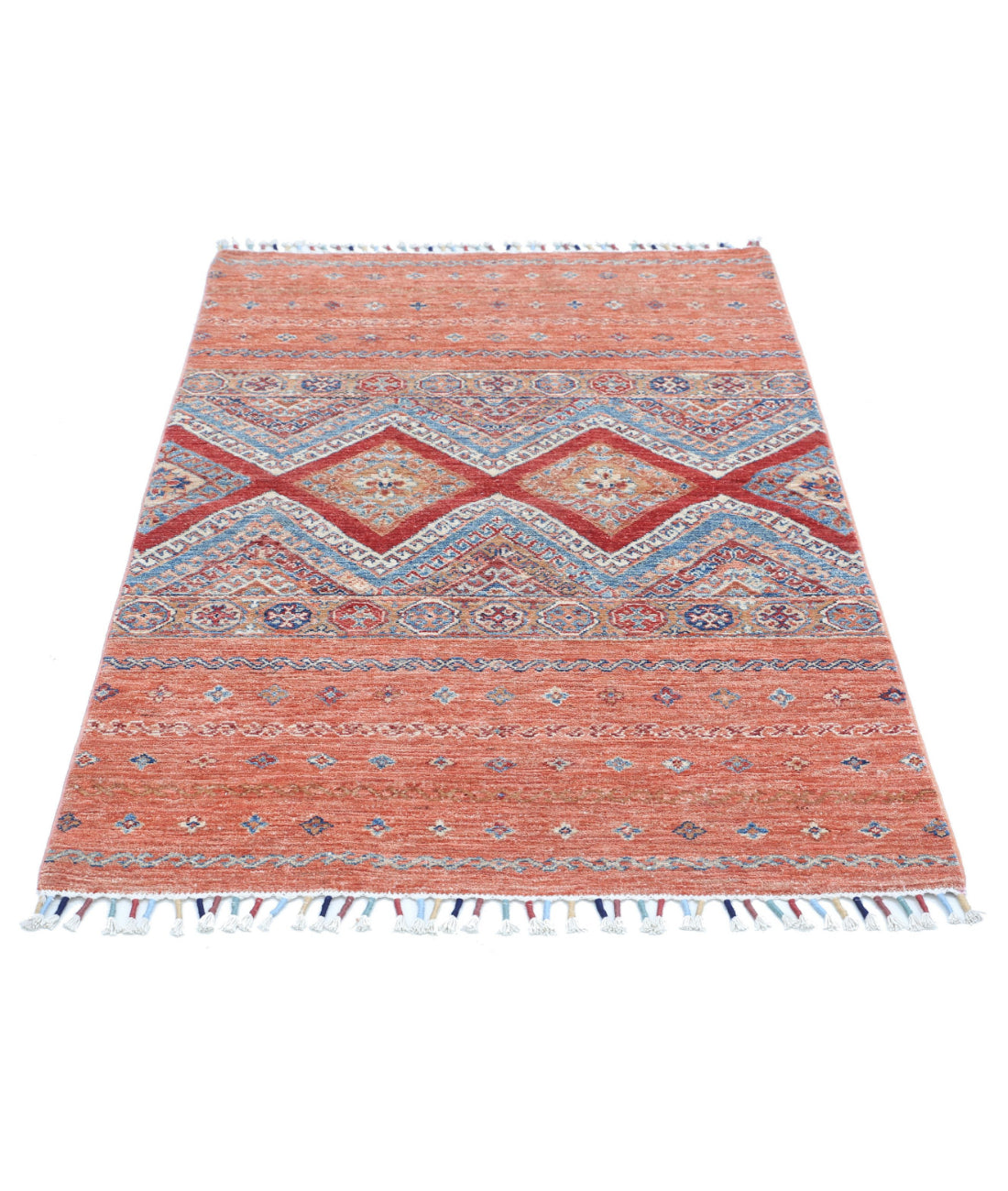 Khurjeen 3'3'' X 4'11'' Hand-Knotted Wool Rug 3'3'' x 4'11'' (98 X 148) / Multi / Multi