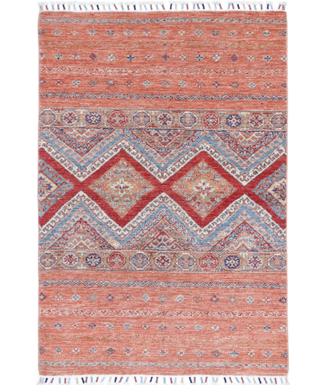 Khurjeen 3'3'' X 4'11'' Hand-Knotted Wool Rug 3'3'' x 4'11'' (98 X 148) / Multi / Multi