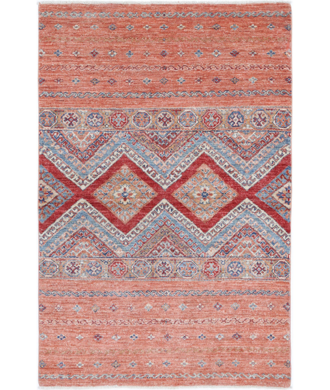 Khurjeen 3'3'' X 5'0'' Hand-Knotted Wool Rug 3'3'' x 5'0'' (98 X 150) / Multi / Multi