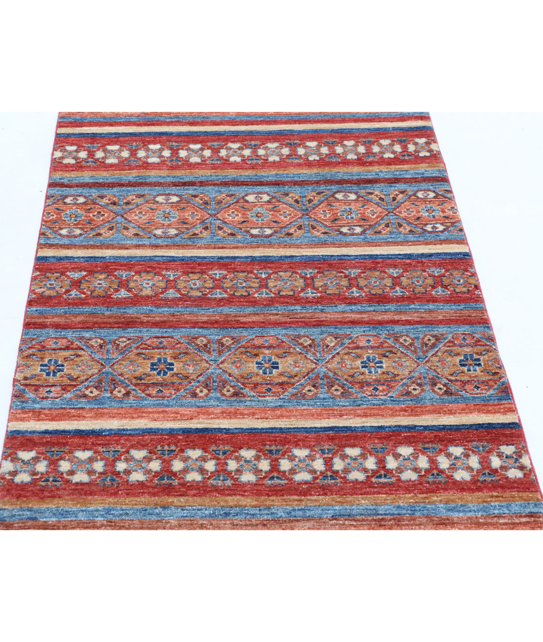 Khurjeen 2'11'' X 4'11'' Hand-Knotted Wool Rug 2'11'' x 4'11'' (88 X 148) / Multi / Multi