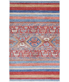 Khurjeen 2'11'' X 4'10'' Hand-Knotted Wool Rug 2'11'' x 4'10'' (88 X 145) / Multi / Multi