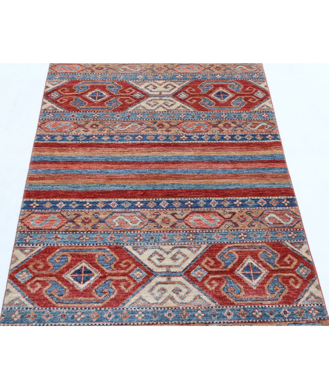 Khurjeen 3'2'' X 4'9'' Hand-Knotted Wool Rug 3'2'' x 4'9'' (95 X 143) / Multi / Multi