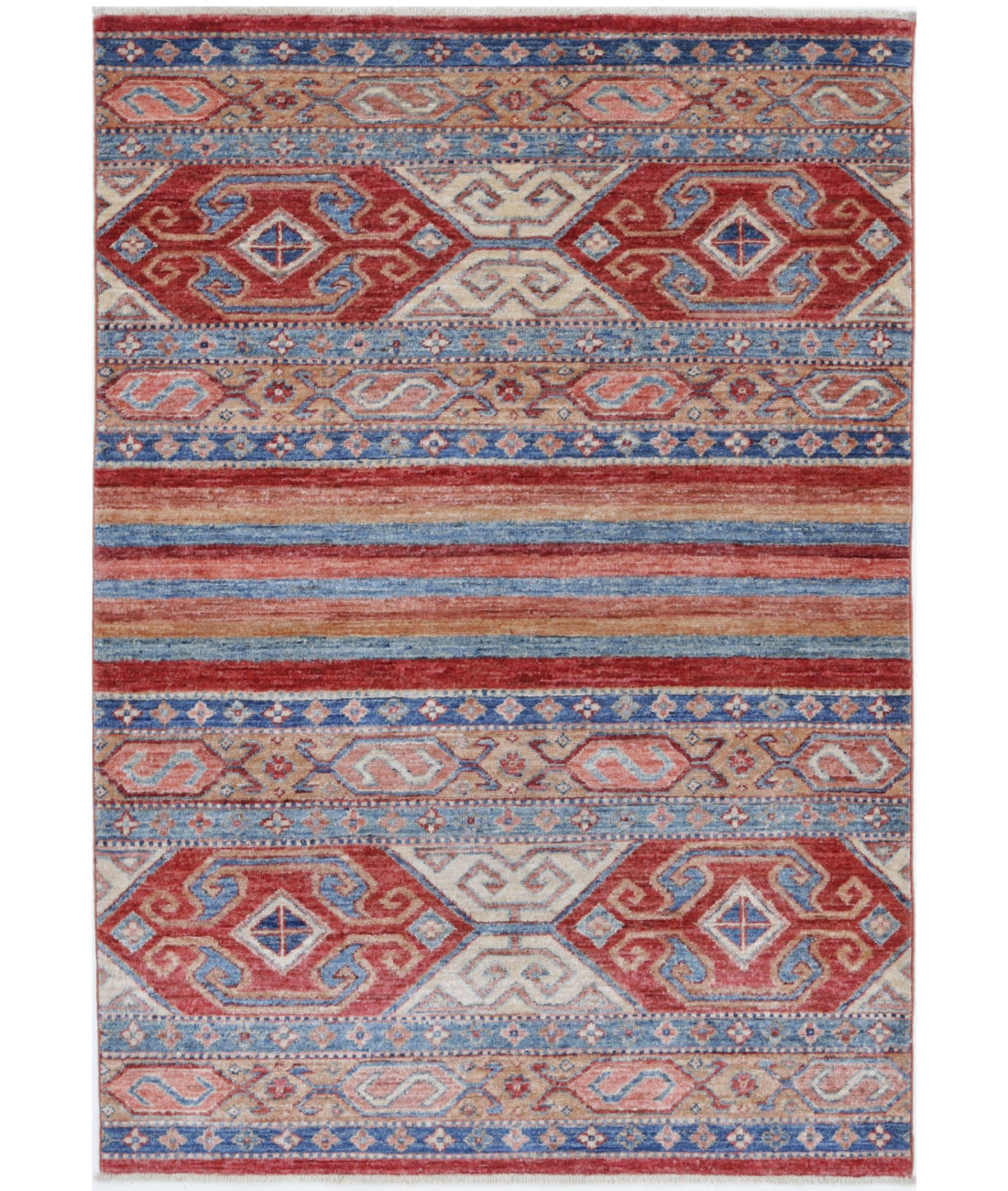 Khurjeen 3'2'' X 4'9'' Hand-Knotted Wool Rug 3'2'' x 4'9'' (95 X 143) / Multi / Multi