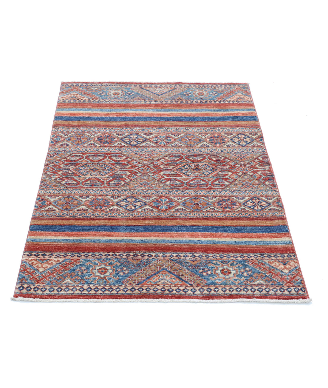 Khurjeen 2'11'' X 4'8'' Hand-Knotted Wool Rug 2'11'' x 4'8'' (88 X 140) / Multi / Multi