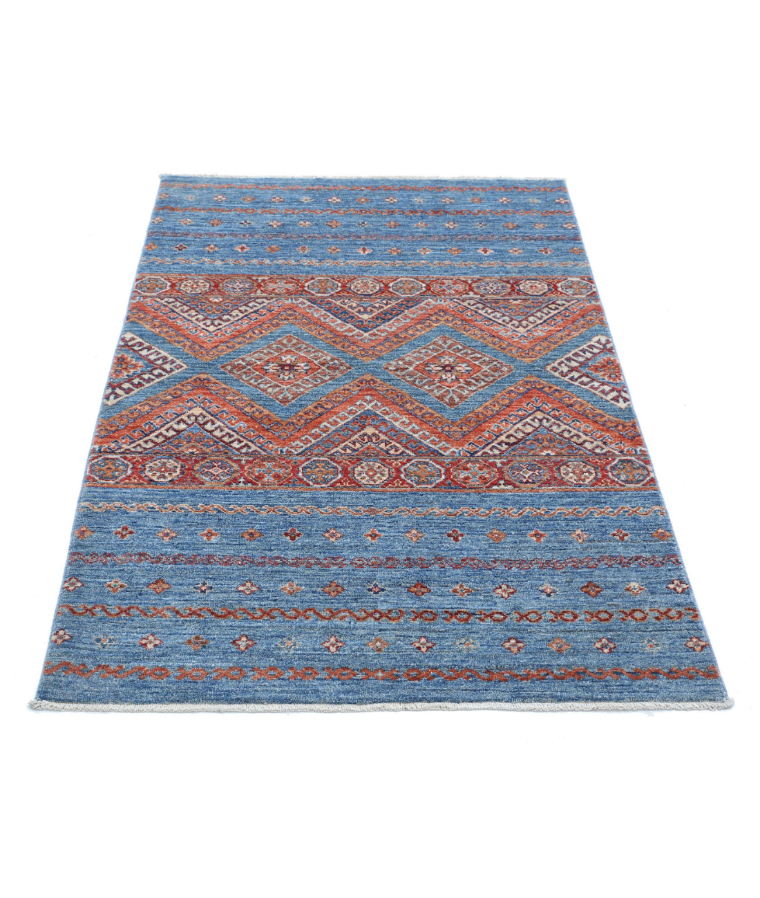 Khurjeen 3'2'' X 4'10'' Hand-Knotted Wool Rug 3'2'' x 4'10'' (95 X 145) / Multi / Multi