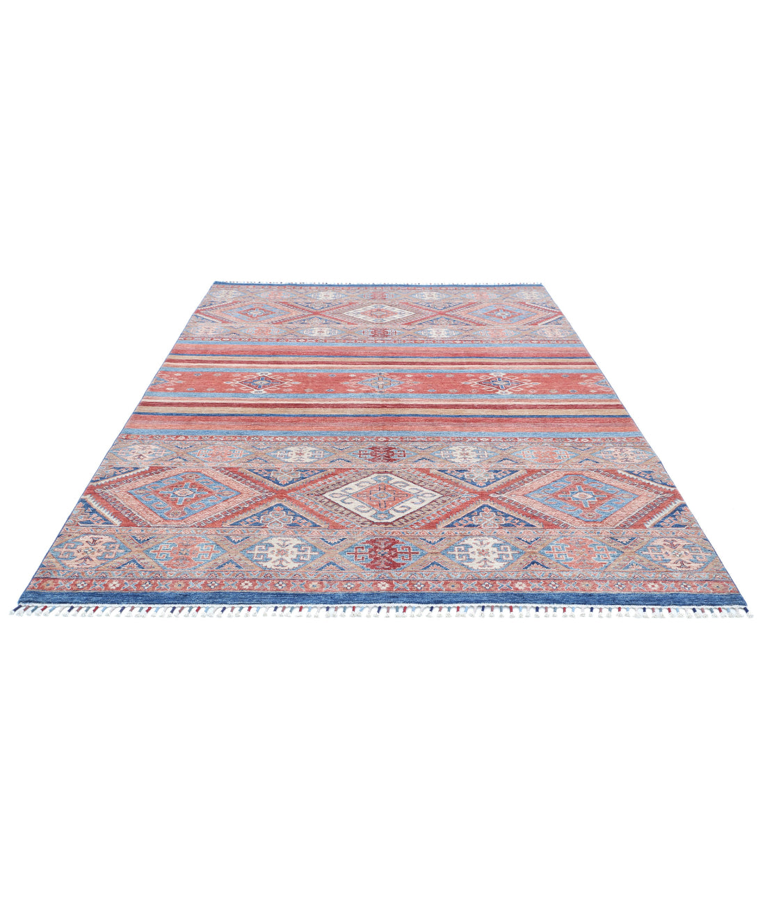 Khurjeen 6'8'' X 9'7'' Hand-Knotted Wool Rug 6'8'' x 9'7'' (200 X 288) / Multi / Multi