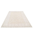 Serenity 6'3'' X 8'9'' Hand-Knotted Wool Rug 6'3'' x 8'9'' (188 X 263) / Ivory / Gold