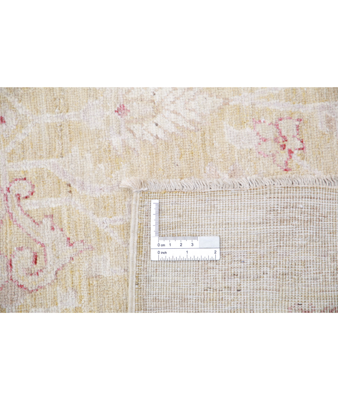 Serenity 6'3'' X 8'9'' Hand-Knotted Wool Rug 6'3'' x 8'9'' (188 X 263) / Ivory / Gold