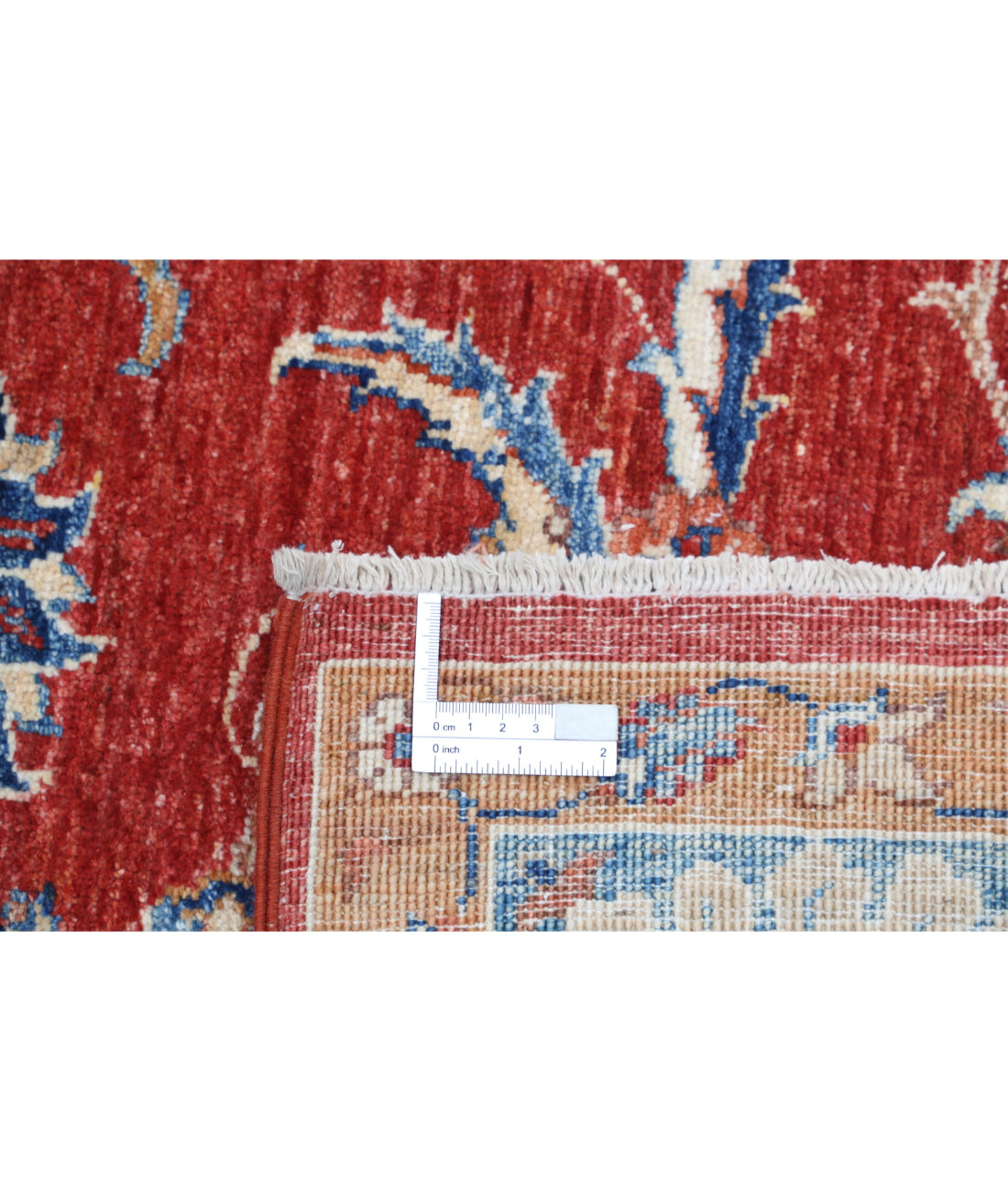 Ziegler 6'8'' X 9'3'' Hand-Knotted Wool Rug 6'8'' x 9'3'' (200 X 278) / Red / Blue