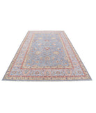 Ziegler 6'7'' X 9'10'' Hand-Knotted Wool Rug 6'7'' x 9'10'' (198 X 295) / Grey / Red