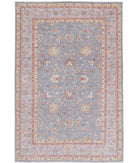 Ziegler 6'7'' X 9'10'' Hand-Knotted Wool Rug 6'7'' x 9'10'' (198 X 295) / Grey / Red