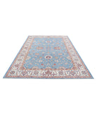 Ziegler 6'7'' X 9'5'' Hand-Knotted Wool Rug 6'7'' x 9'5'' (198 X 283) / Blue / Ivory