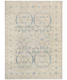 Hand Knotted Ariana Haji Jalili Wool Rug - 9'3'' x 11'11'' 9' 3" X 11' 11" ( 282 X 363 ) / Grey / Ivory