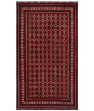 Hand Knotted Afghan Khamyab Wool Rug - 9'8'' x 19'1'' 9' 8" X 19' 1" ( 295 X 582 ) / Red / Peach