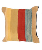 Pillows 1'4'' X 1'4'' Hand-Made Wool-Cotton Pillow 1'4'' x 1'4'' (40 X 40) / Multi / Multi