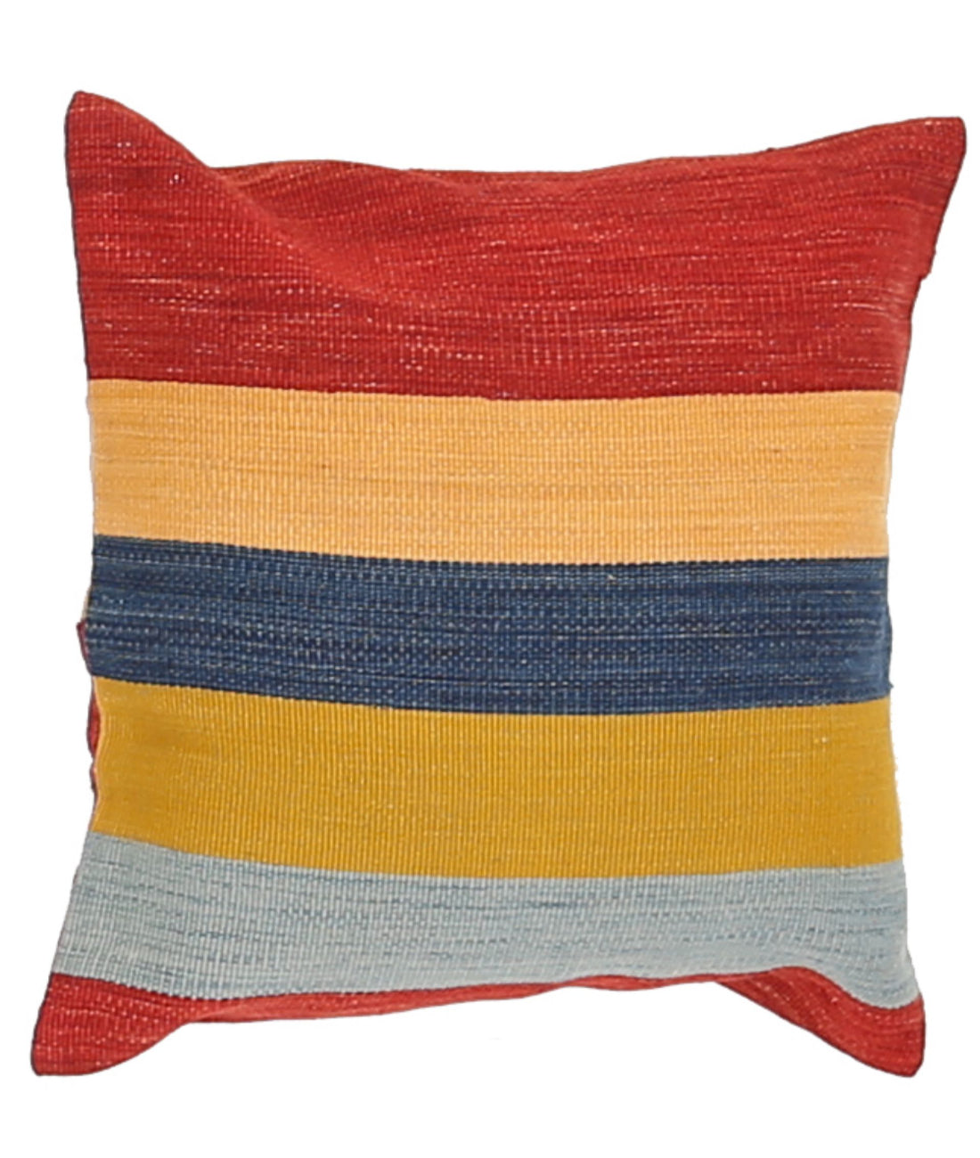 Pillows 1'4'' X 1'4'' Hand-Made Wool-Cotton Pillow 1'4'' x 1'4'' (40 X 40) / Multi / Multi