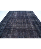 Overdye 9'9'' X 12'10'' Hand-Knotted Wool Rug 9'9'' x 12'10'' (293 X 385) / Purple / Blue