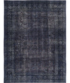 Overdye 9'9'' X 12'10'' Hand-Knotted Wool Rug 9'9'' x 12'10'' (293 X 385) / Purple / Blue