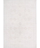 Serenity 6'1'' X 8'6'' Hand-Knotted Wool Rug 6'1'' x 8'6'' (183 X 255) / Ivory / Taupe