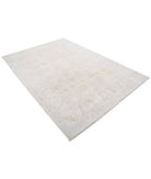 Serenity 6'0'' X 8'6'' Hand-Knotted Wool Rug 6'0'' x 8'6'' (180 X 255) / Ivory / Grey