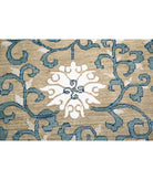 Artemix 8'0'' X 9'5'' Hand-Knotted Wool-Silk Rug 8'0'' x 9'5'' (240 X 283) / Green / White