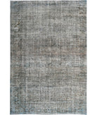 Kashan 7'3'' X 11'2'' Hand-Knotted Wool Rug 7'3'' x 11'2'' (218 X 335) / Blue / Charcoal