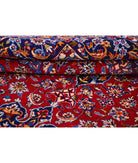 Kashan 8'0'' X 12'0'' Hand-Knotted Wool Rug 8'0'' x 12'0'' (240 X 360) / Red / Blue