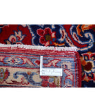 Kashan 8'0'' X 12'0'' Hand-Knotted Wool Rug 8'0'' x 12'0'' (240 X 360) / Red / Blue