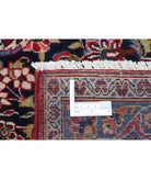 Kashan 9'1'' X 12'7'' Hand-Knotted Wool Rug 9'1'' x 12'7'' (273 X 378) / Red / Blue