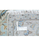 Kashan 8'7'' X 12'7'' Hand-Knotted Wool Rug 8'7'' x 12'7'' (258 X 378) / Ivory / Blue