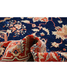 Ariana 10'1'' X 13'0'' Hand-Knotted Wool Rug 10'1'' x 13'0'' (303 X 390) / Blue / Red