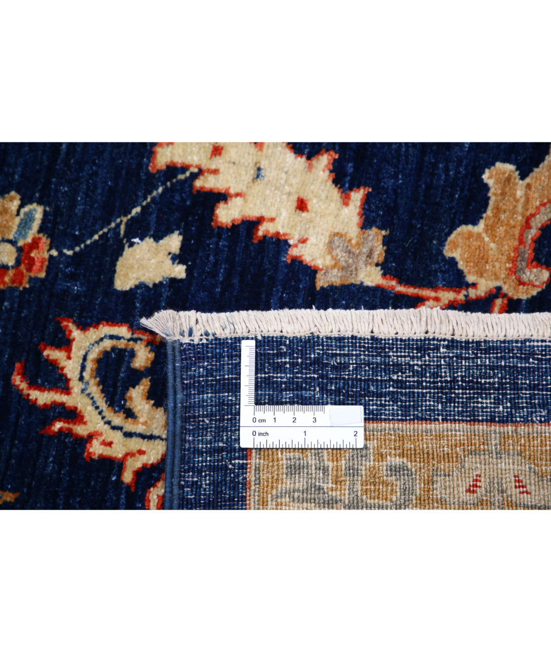 Ariana 10'1'' X 13'0'' Hand-Knotted Wool Rug 10'1'' x 13'0'' (303 X 390) / Blue / Red