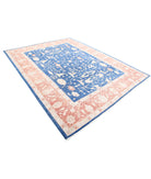 Serenity 8'0'' X 10'3'' Hand-Knotted Wool Rug 8'0'' x 10'3'' (240 X 308) / Blue / Red