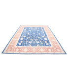Serenity 8'0'' X 10'3'' Hand-Knotted Wool Rug 8'0'' x 10'3'' (240 X 308) / Blue / Red
